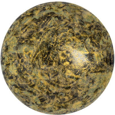 GCPP18-796 - Cabochons par Puca - metallic matt old gold spotted