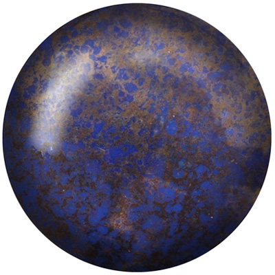 GCPP25-454 - Cabochons par Puca - opaque sapphire bronze