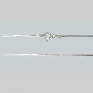 JF114-ss. - 1.1mm diameter snake chain necklets - sterling silver