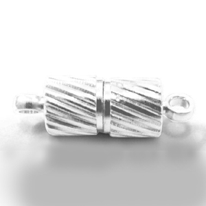 JF124-2 - magnetic clasps - silver
