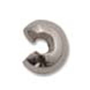 JF171-2 - crimp bead covers - silver