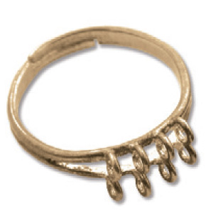 JF176-1 - adjustable bling rings - gold