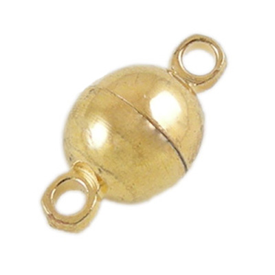 JF235-1 - magnetic round clasps - gold