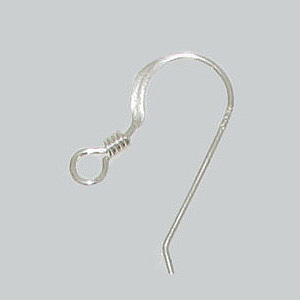 JF57-ss - fish hooks earring wires - sterling silver