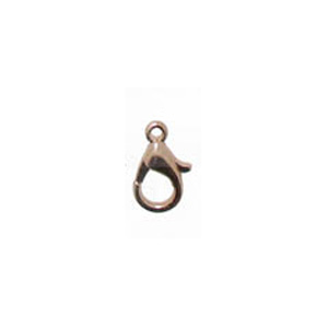 JF84A-7 - 12mm lobster claw clasps - rose gold