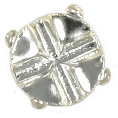 RMS SS30 SP - Sew-on Settings for Flatback Stones SS30: Rose Montees - silver plated