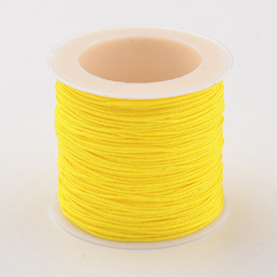 NBC-1 GLDYEL - Nylon bead cord - golden yellow