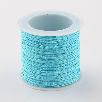 NBC-1 LTTQBLU - Nylon bead cord - light turquoise blue