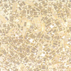 QTL592 - Miyuki Quarter Tila Beads - ivory Ceylon