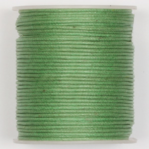 WCC-1 GRN - waxed cotton cord - green