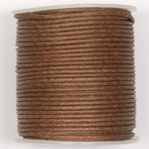 WCC-2 BRN - waxed cotton cord - brown