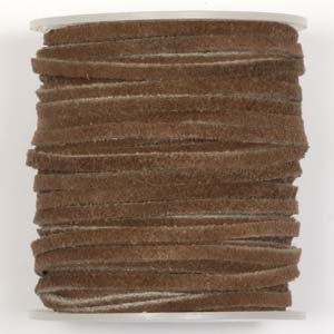 FLC BRN - flat leather cord - brown
