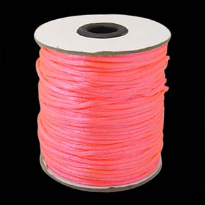 NBC-2 BRPK - Nylon bead cord - bright pink