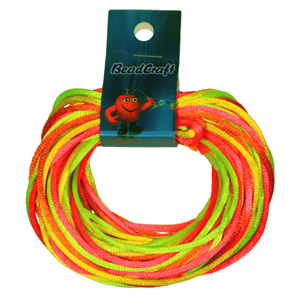 NBC-2-M13 - Nylon bead cord - neon mix