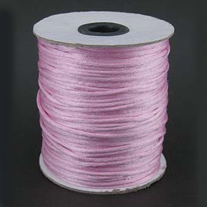 NBC-2 LTPK - Nylon bead cord - light pink
