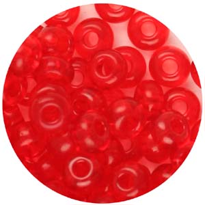 SB6-68 - Preciosa Czech seed beads - transparent red