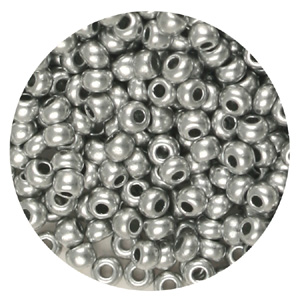 SB8-110 - Preciosa Czech seed beads - silver metallic 
