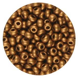 SB8-112 - Preciosa Czech seed beads - copper metallic 