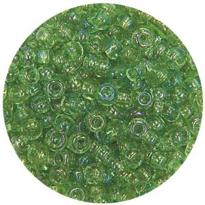 SB10-85 - Preciosa Czech seed beads - lt green AB