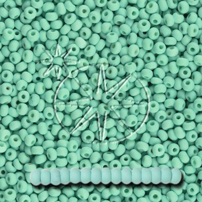 SB6-PL-16M - Preciosa Czech seed beads - PermaLux Wintergreen Matt