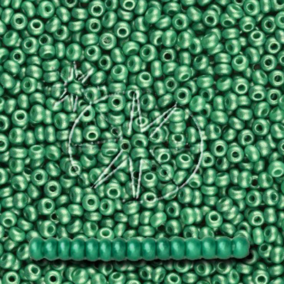 SB8-PL-17 - Preciosa Czech seed beads - PermaLux Emerald Green