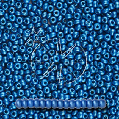 SB8-PL-21 - Preciosa Czech seed beads - PermaLux Blue