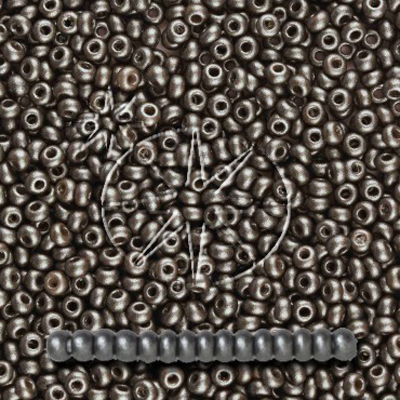 SB6-PL-22 - Preciosa Czech seed beads - PermaLux Grey