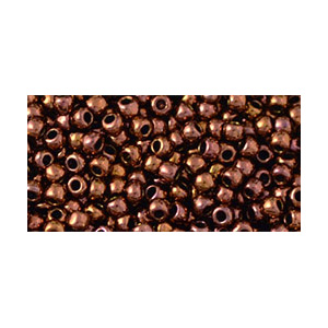 SB15JT-224 - Toho size 15 seed beads - olympic bronze