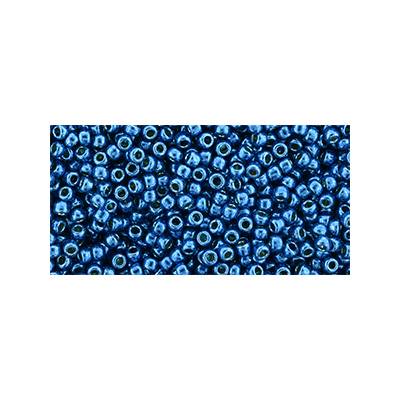 SB11JT-PF584 - Toho size 11 seed beads - permanent finish galvanized Turkish blue