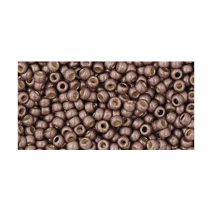 SB11JT-PF556F - Toho size 11 seed beads - permanent finish matt galvanized mauve