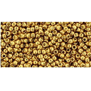 SB11JT-PF591 - Toho size 11 seed beads - permanent finish galvanized old gold