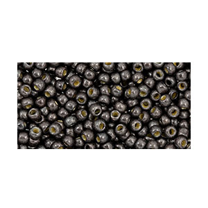 SB11JT-PF595F - Toho size 11 seed beads - permanent finish matt galvanized cool gray