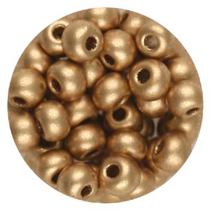 SB6-111 - Preciosa Czech seed beads - gold metallic 