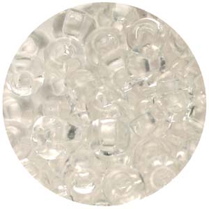 SB6-26 - Preciosa Czech seed beads - transparent crystal