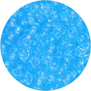 SB8-63 - Preciosa Czech seed beads - transparent aquamarine