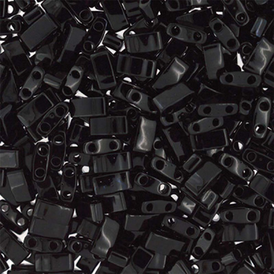 TLH401 - Miyuki Half Tila Beads - black