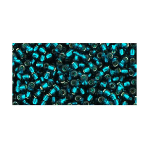 SB11JT-27BD - Toho size 11 seed beads - silver lined teal