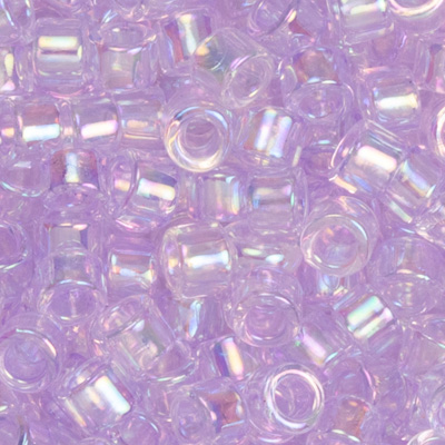 SB11JTT-477 - Toho Treasures beads - transparent dyed lavender mist rainbow