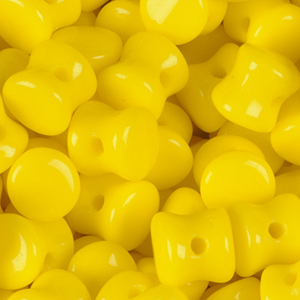 GBPLT-141 - Czech pellet pressed beads - opaque yellow