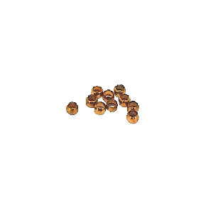 JF79-7 -  crimp beads - rose gold