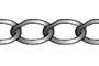 C7-STST - long link curb chain 7mm link, 0.9mm wire - stainless steel