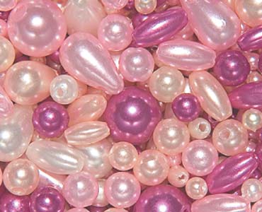 Category Chinese plastic pearls - Assorted Shapes