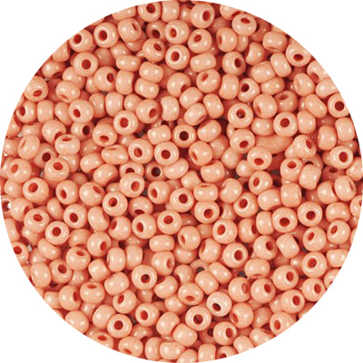 SB8-30 Preciosa Czech seed beads - opaque rose terra dyed