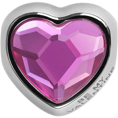 82081 502. Swarovski Sale BeCharmed Heart Bead Valentines Edition - Fuchsia