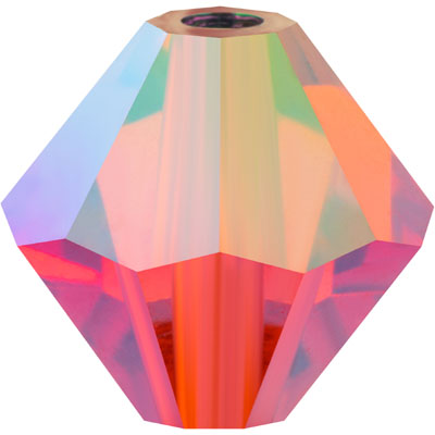 PCBIC04 S PL AB2 1 - Preciosa crystal bicones - AB 2x colours 1 Special Order