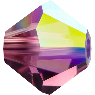 PCBIC06 PL AB 1 - Preciosa crystal bicones - AB colours 1