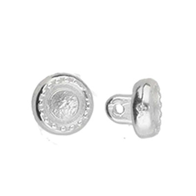 CYM-M80-012208-SP. - Amos 8/0 bead substitute - antique silver plated