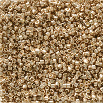 DB2504 Miyuki Delica Beads - duracoat galvinized light champagne