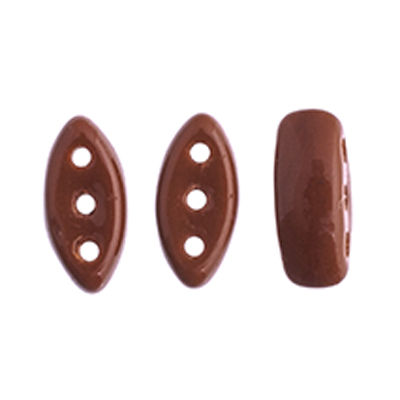GBCAL-147 Czech Cali Beads - chocolate brown opaque