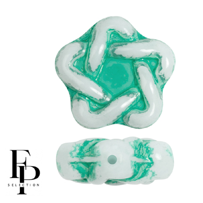 GBESTAR-FPS-958 Czech Glass Elegant Stars - Light Green GBESTAR-FPS-958 Czech Glass Elegant Stars - Light Green